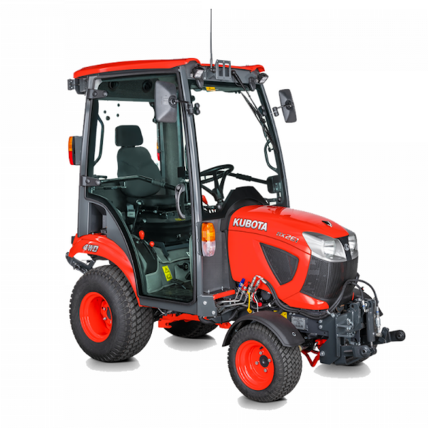 Kubota BX serie met kabine 23/26 pk hydrostatisch.