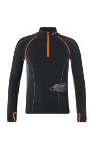 Werkshirt, lange mouw, ADVANCE, maat S, zwart