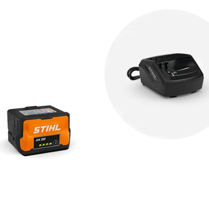 starterset, met accu ak 20 en lader al 101