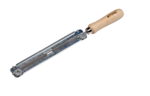 Vijlhouder, met ronde vijl, voor cirkelzaagbladen