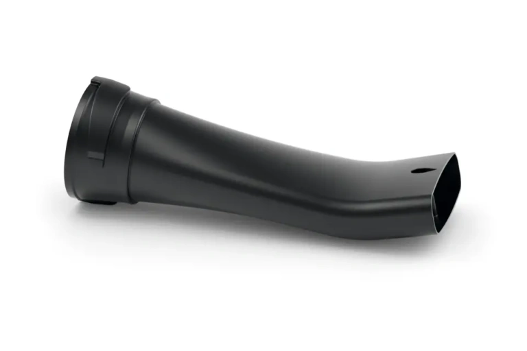 blaasmond, plat en gebogen