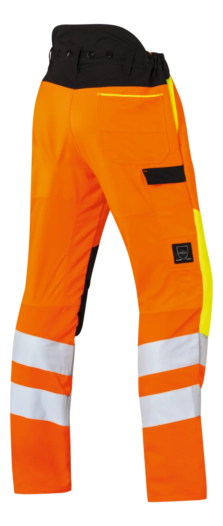 reflecterende broek, met bescherming tegen snijwonden, protect ms, maat l