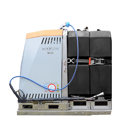 Empas mobiel heetwaterunit MCB 3.0 Ultrasoon + Vulpomp 600