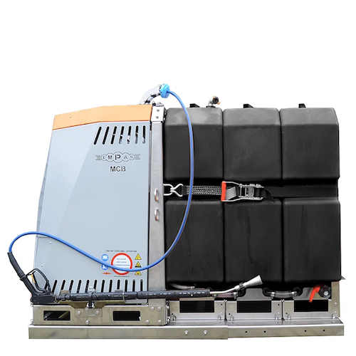 Empas mobiel heetwaterunit MCB 3.0 Ultrasoon + Vulpomp