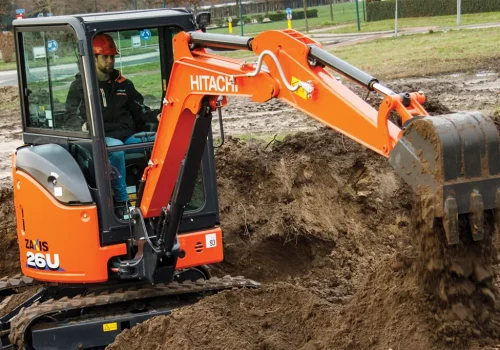 Hitachi minigraver_ZX26U - bonenkamp - IJsselstein